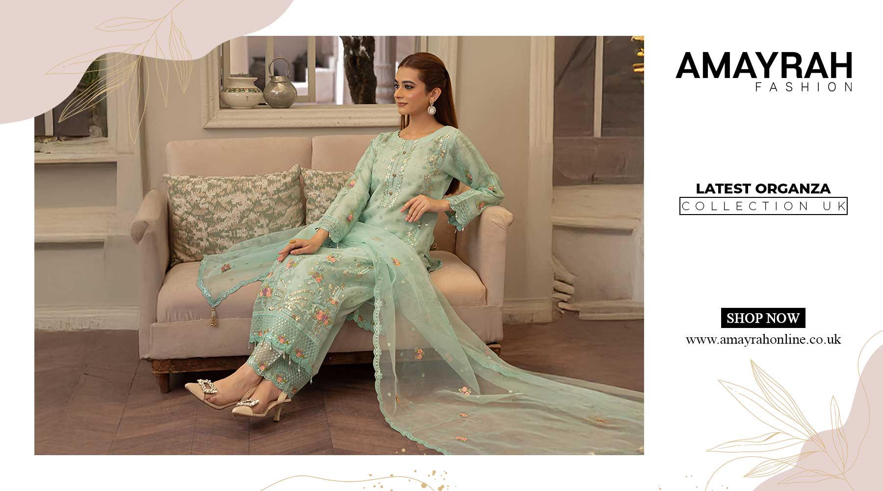 Discover the Latest Organza Collection 2025 in UK: A Blend of Tradition & Modern Glamour