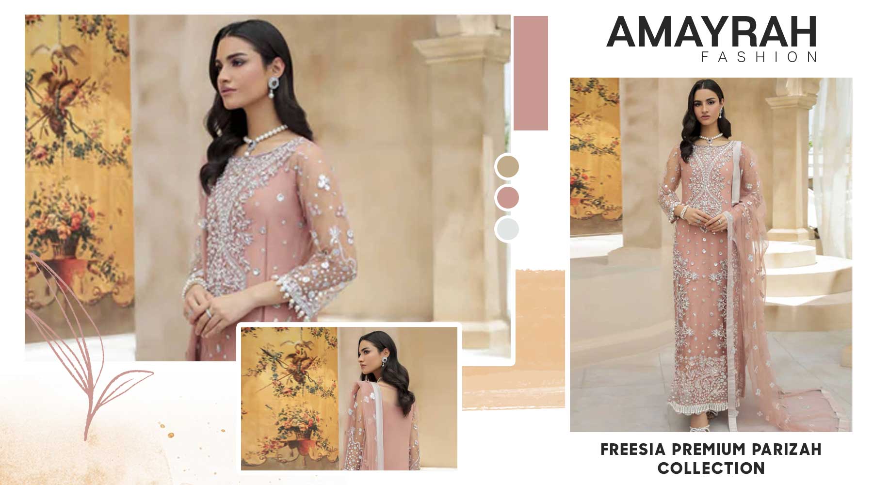 Amayrah Fashion: Unveiling the Freesia Premium Parizah Collection