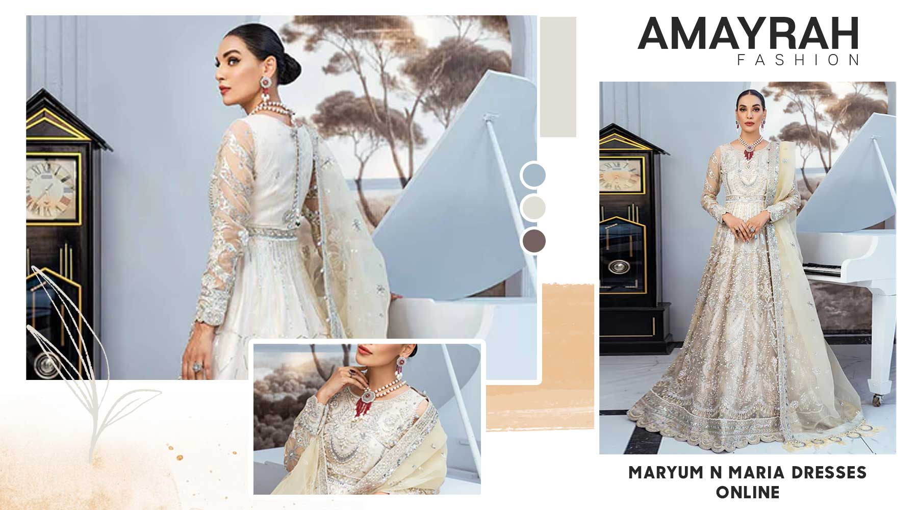 Embracing Maryum n Maria Dresses Online Collection at Amayrah Fashion