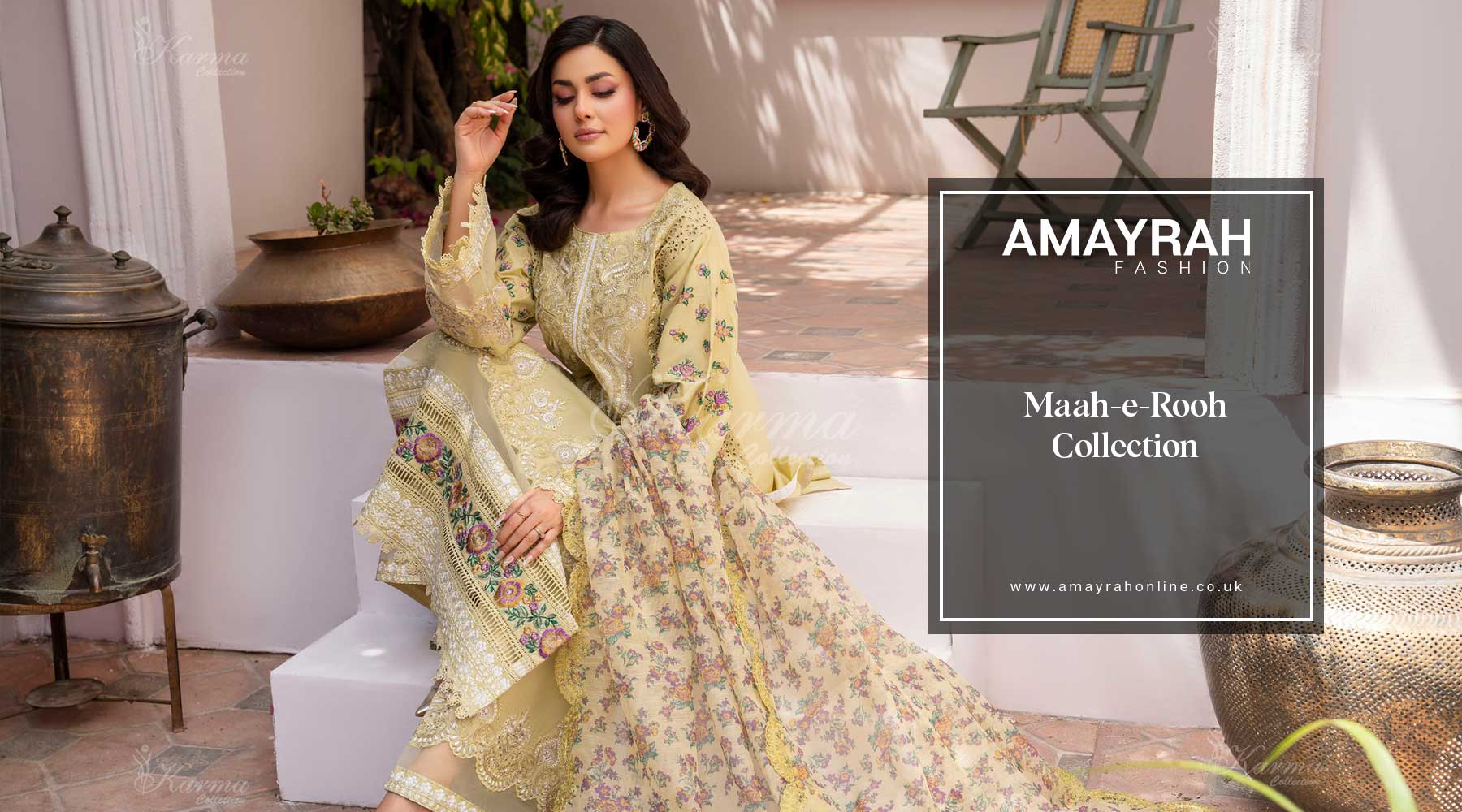 Embrace the Summer with Amayrah Fashion's Maah-E-Rooh Collection